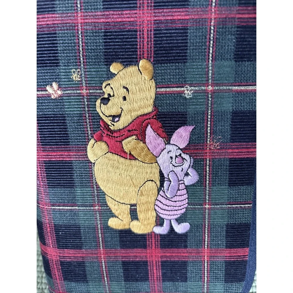 Disney Vintage Winnie The Pooh Piglet Address Book/planner Woven Tapestry Look